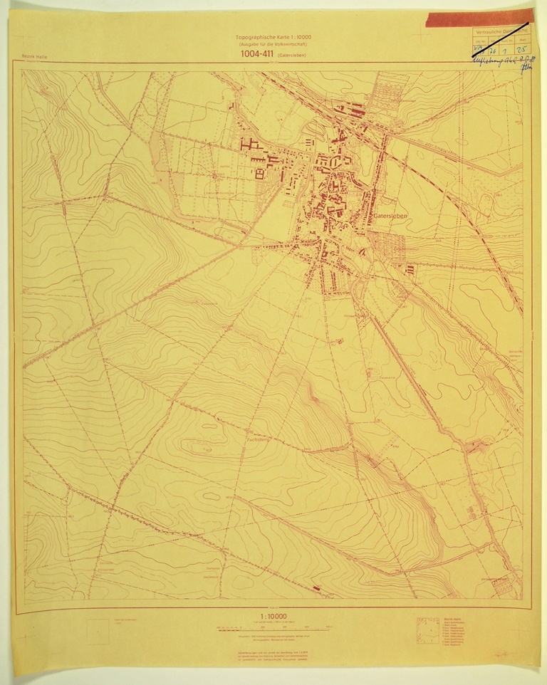 Gatersleben (topographische Karte 1:10000) (Kulturhistorisches Museum Schloss Merseburg CC BY-NC-SA)