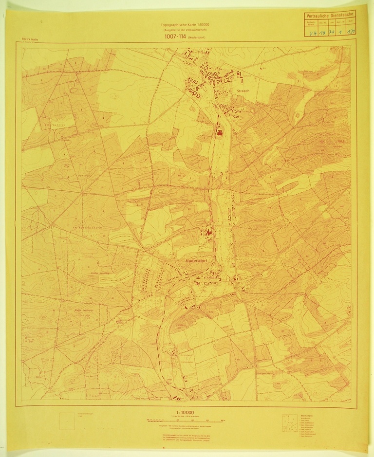 Nudersdorf (topographische Karte 1:10000) (Kulturhistorisches Museum Schloss Merseburg CC BY-NC-SA)