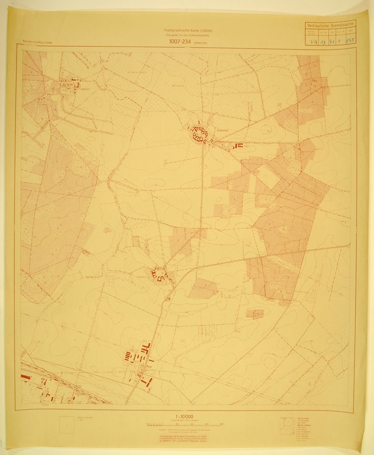 Zemnick (topographische Karte 1:10000) (Kulturhistorisches Museum Schloss Merseburg CC BY-NC-SA)