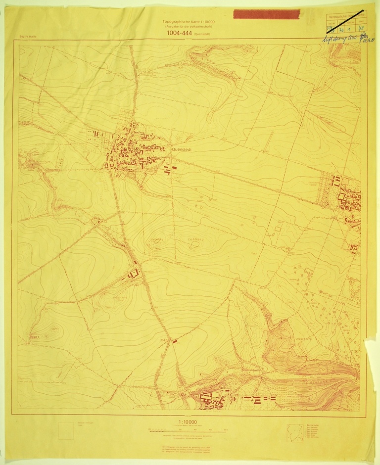 Quenstedt (topographische Karte 1:10000) (Kulturhistorisches Museum Schloss Merseburg CC BY-NC-SA)