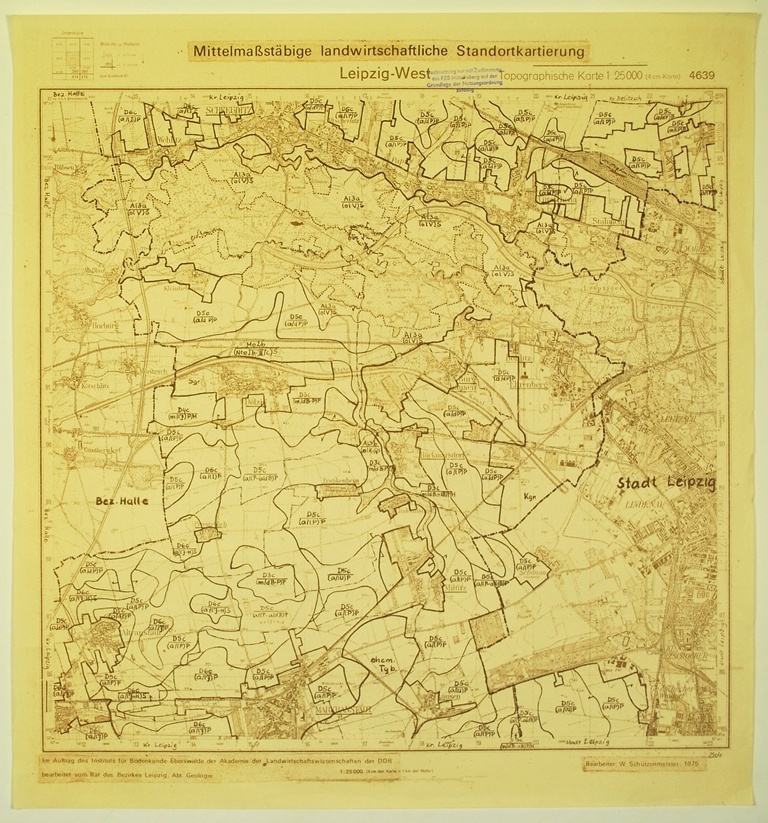 Mittelmaßstäbige Landwirtschaftliche Standortkartierung, Leipzig-West  (4639) (Kulturhistorisches Museum Schloss Merseburg CC BY-NC-SA)