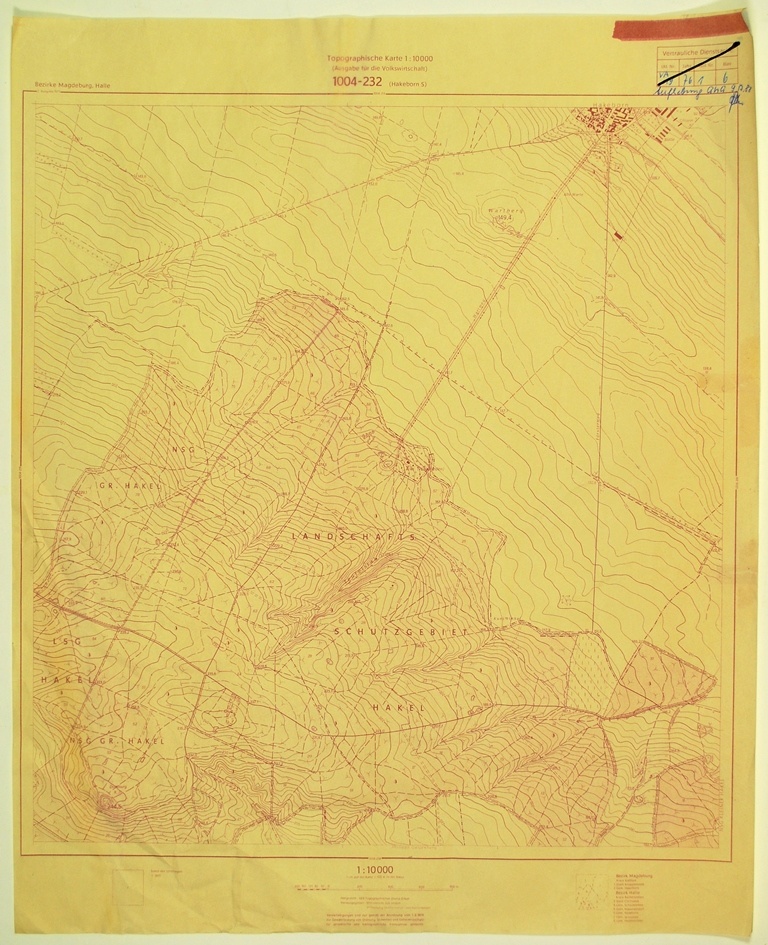 Hakeborn Süd (topographische Karte 1:10000) (Kulturhistorisches Museum Schloss Merseburg CC BY-NC-SA)