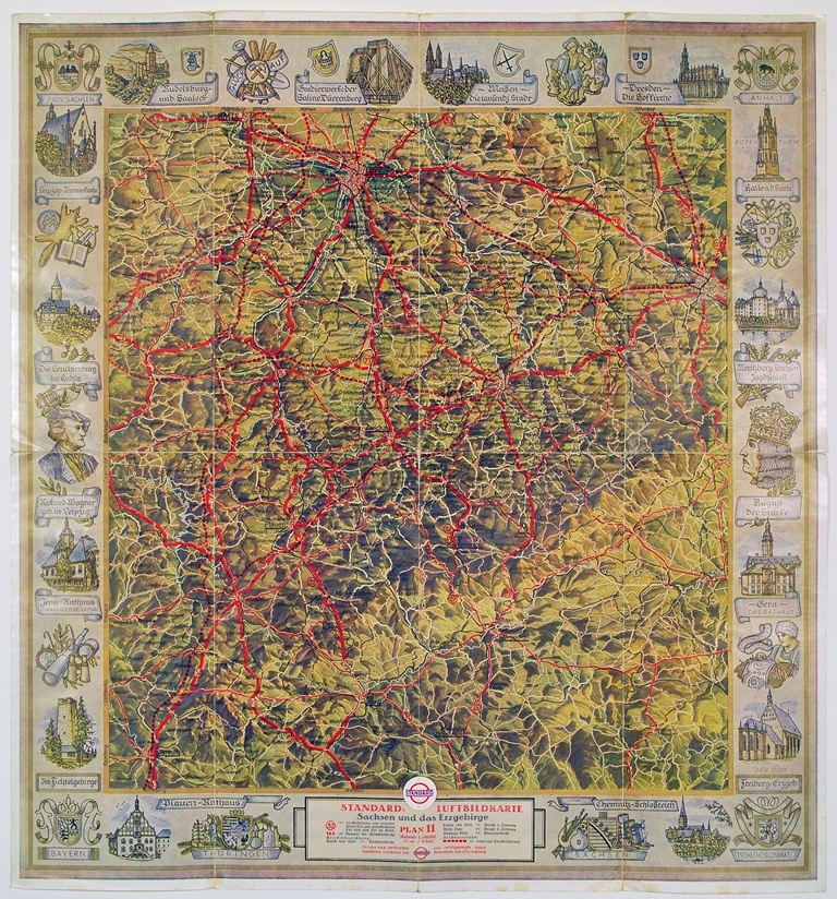 STANDART-LUFTBILDKARTE Sachsen und das Erzgebirge Plan 11 (Kulturhistorisches Museum Schloss Merseburg CC BY-NC-SA)