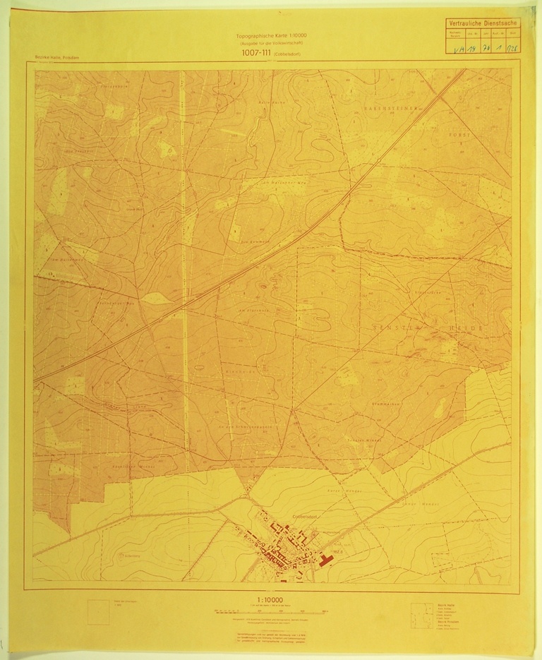 Cobbelsdorf (topographische Karte 1:10000) (Kulturhistorisches Museum Schloss Merseburg CC BY-NC-SA)