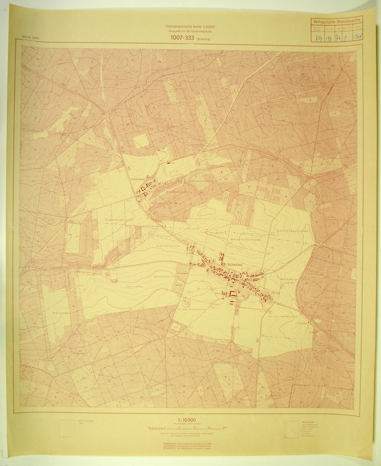 Schköna (topographische Karte 1:10000) (Kulturhistorisches Museum Schloss Merseburg CC BY-NC-SA)