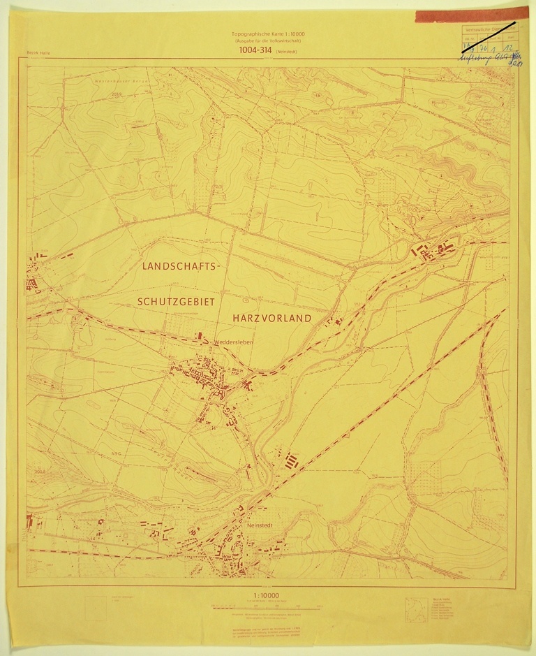 Neinstedt (topographische Karte 1:10000) (Kulturhistorisches Museum Schloss Merseburg CC BY-NC-SA)