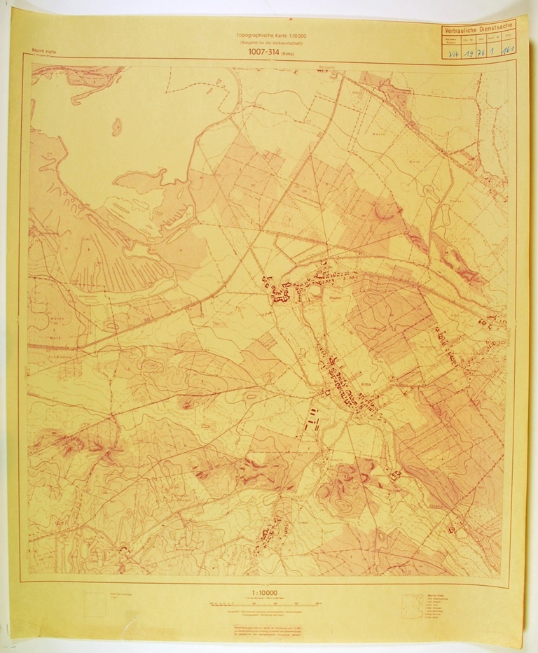 Rotta (topographische Karte 1:10000) (Kulturhistorisches Museum Schloss Merseburg CC BY-NC-SA)
