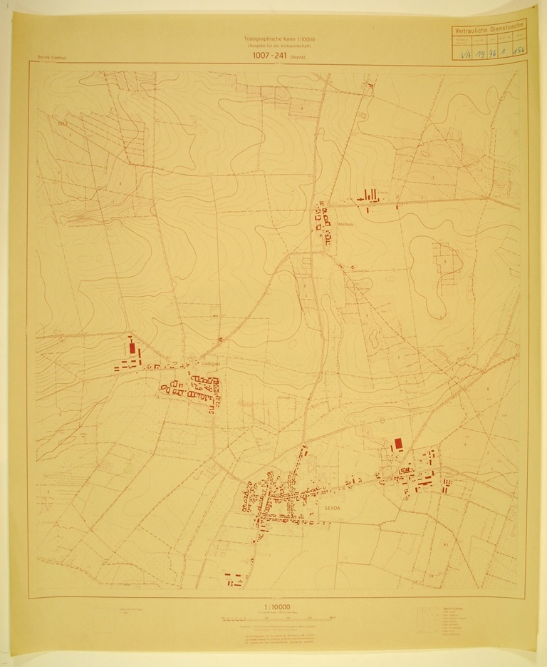 Seyda (topographische Karte 1:10000) (Kulturhistorisches Museum Schloss Merseburg CC BY-NC-SA)