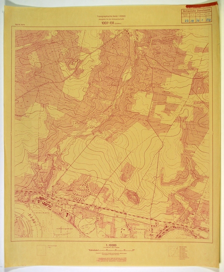 Griebo (topographische Karte 1:10000) (Kulturhistorisches Museum Schloss Merseburg CC BY-NC-SA)