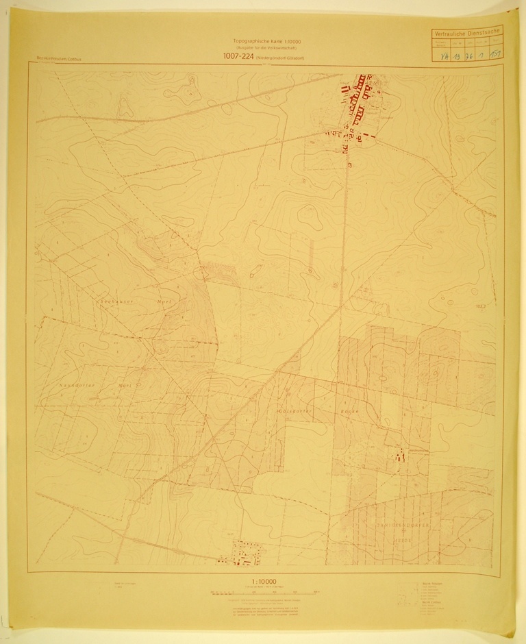 Niedergörsdorf-Gölsdorf (topographische Karte 1:10000) (Kulturhistorisches Museum Schloss Merseburg CC BY-NC-SA)