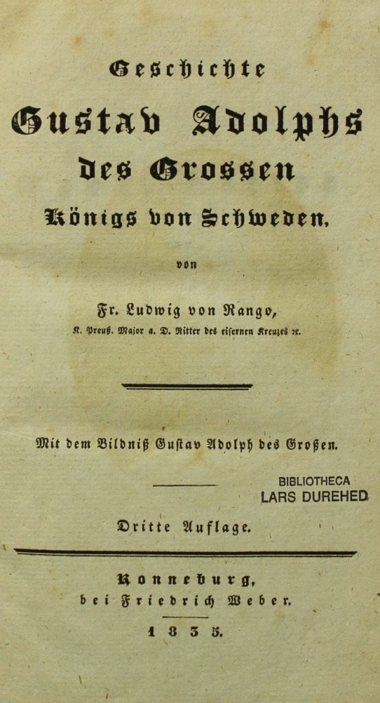 Geschichte Gustav Adolph des Grossen, Königs von Schweden (Museum im Schloss Lützen CC BY-NC-SA)