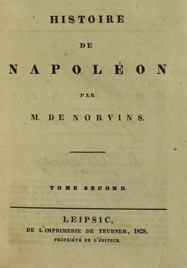 Historie de Napoleon tome Second (Museum im Schloss Lützen CC BY-NC-SA)