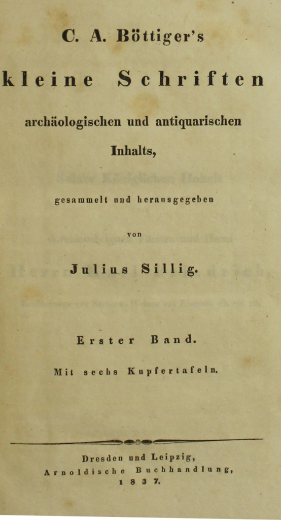 Kleine Schriften archäologischen und antiquarischen Inhalts (Museum im Schloss Lützen CC BY-NC-SA)