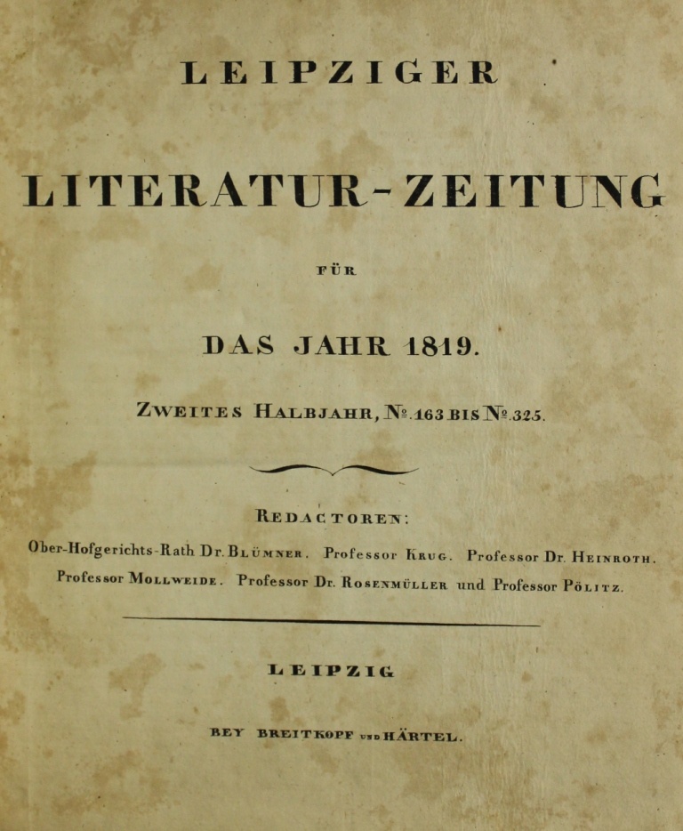 Leipziger Literatur-Zeitung (Museum im Schloss Lützen CC BY-NC-SA)
