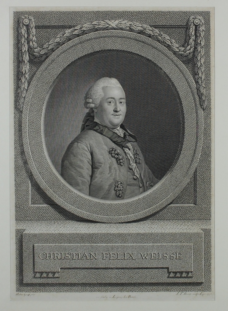 Porträt von Christian Felix Weiße  (Museum im Schloss Lützen CC BY-NC-SA)