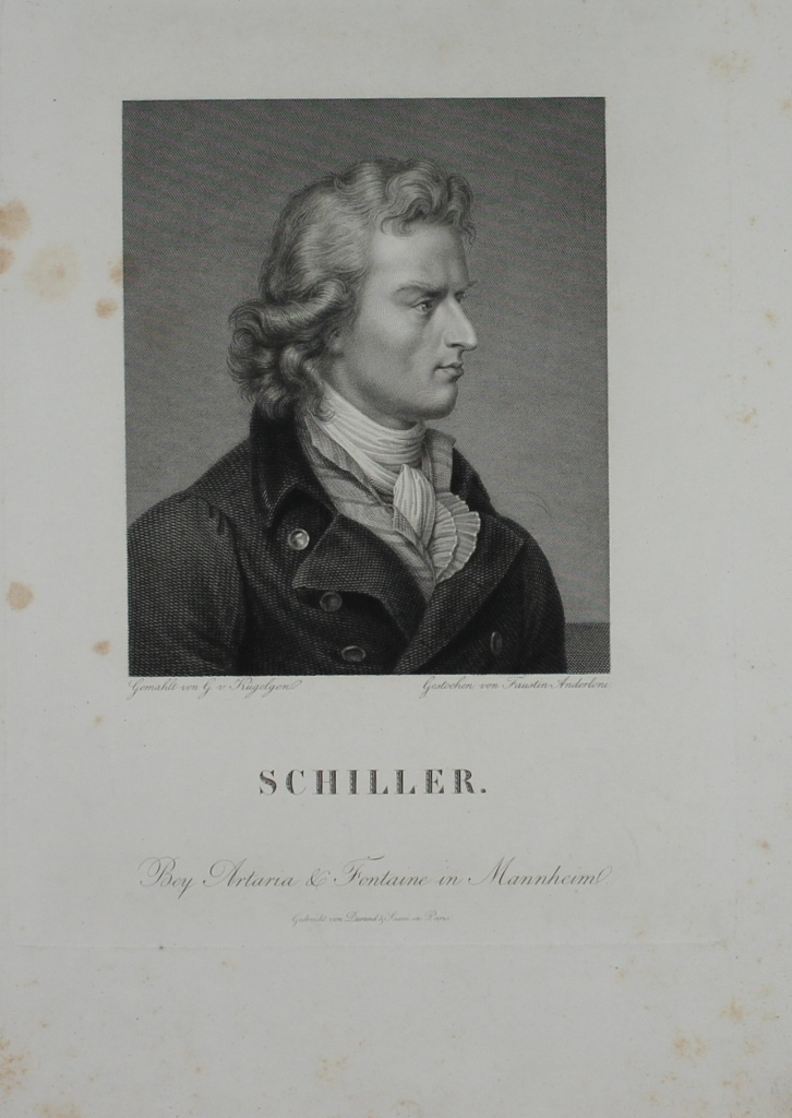 Porträt von Friedrich Schiller (Museum im Schloss Lützen CC BY-NC-SA)
