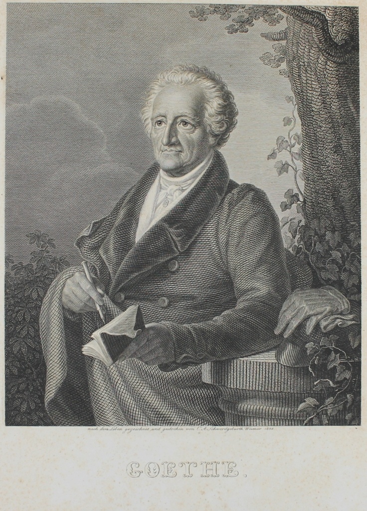 Porträt von Johann Wolfgang von Goethe  (Museum im Schloss Lützen CC BY-NC-SA)