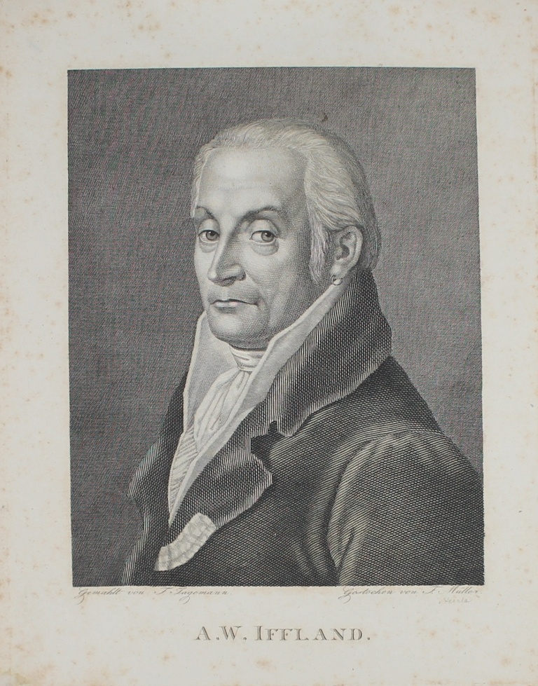Porträt von August Wilhelm Iffland (Museum im Schloss Lützen CC BY-NC-SA)