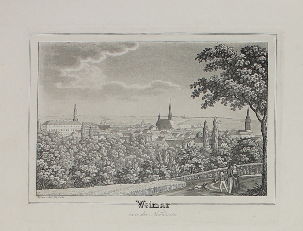 Ansicht von Weimar (Museum im Schloss Lützen CC BY-NC-SA)