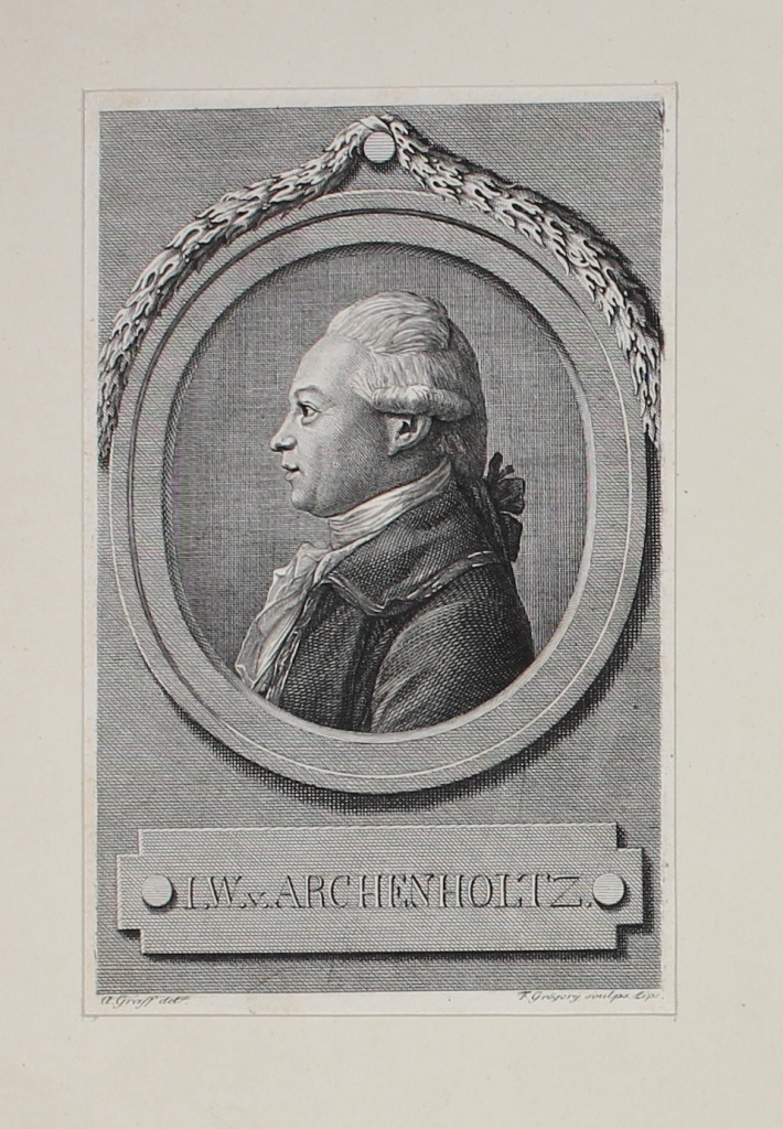 Porträt von Johann Wilhelm Archenholz  (Museum im Schloss Lützen CC BY-NC-SA)