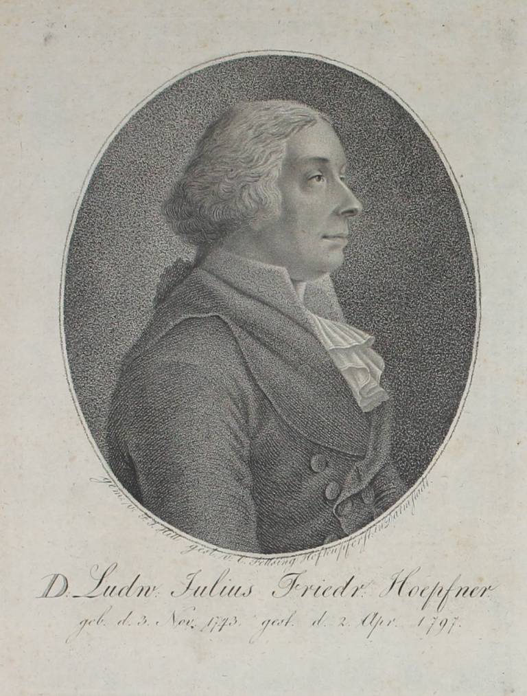 Porträt von Ludwig Julius Friedrich Höpfner (Museum im Schloss Lützen CC BY-NC-SA)