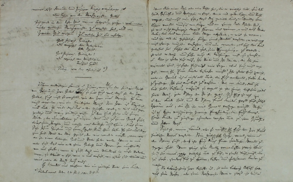 Brief von Schütz von 1804 (Museum im Schloss Lützen CC BY-NC-SA)