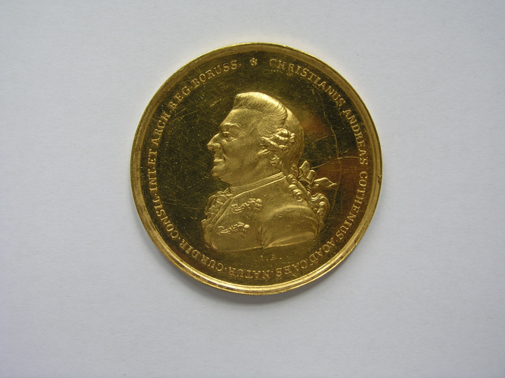 „Christian-Andreas-Cothenius-Medaille“ (Kulturstiftung Sachsen-Anhalt CC BY-NC-SA)