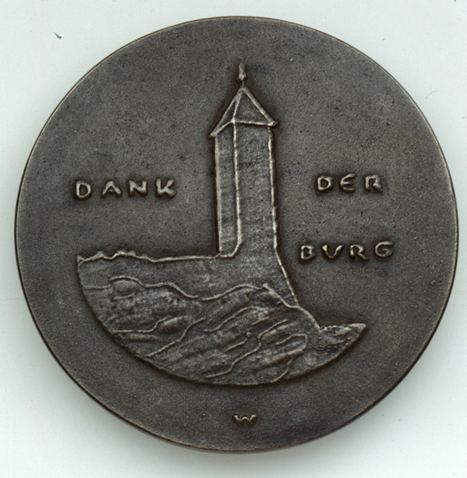 Dank der Burg (Medaille) (Kulturstiftung Sachsen-Anhalt CC BY-NC-SA)