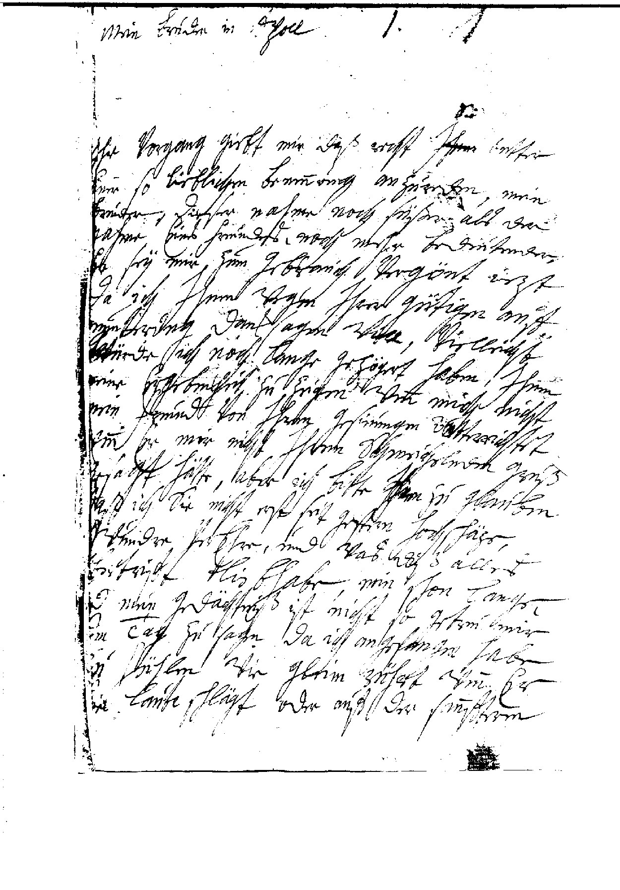 Brief von Anna Louisa Karsch an Johann Wilhelm Ludwig Gleim, 28.4.1761 (Gleimhaus Halberstadt CC BY-NC-SA)