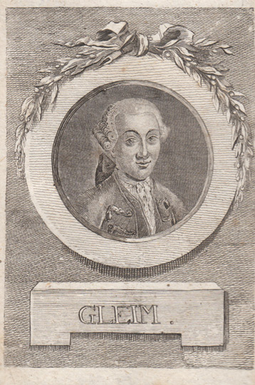 Porträtstich Johann Wilhelm Ludwig Gleim (Gleimhaus Halberstadt CC BY-NC-SA)