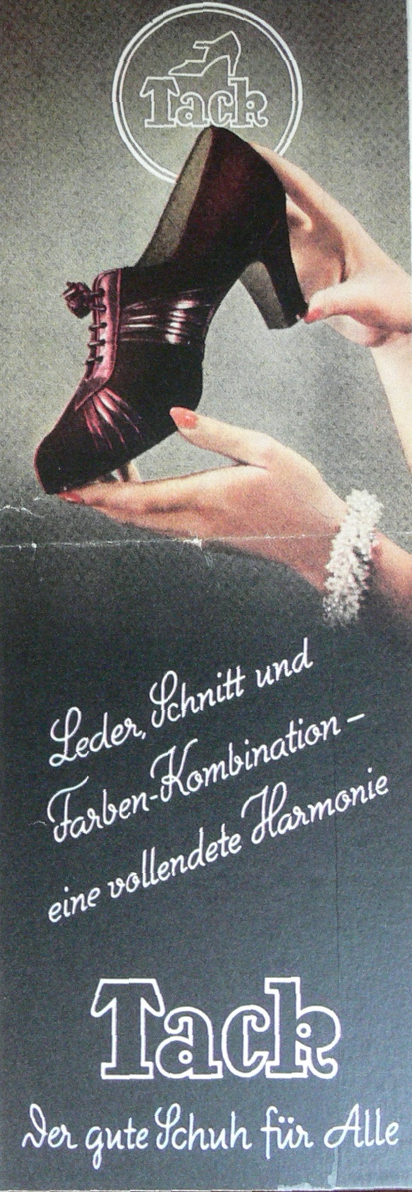 Tack-Reklame (Museumsverband Sachsen-Anhalt CC BY-NC-SA)