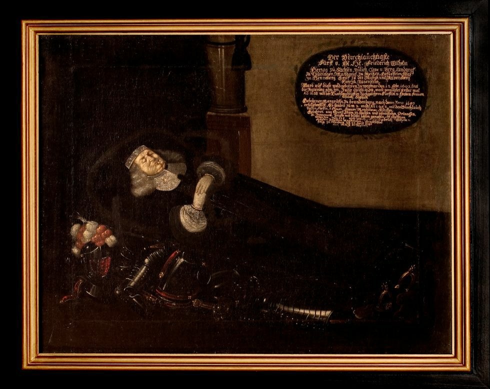 Totenbildnis des Herzogs Friedrich Wilhelms II. von Sachsen-Altenburg (1639-1669) (Museum Schloss Moritzburg Zeitz CC BY-NC-SA)