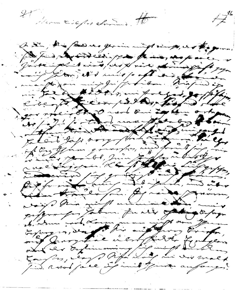 Brief J. J. Spaldings an J.W.L. Gleim vom 21.09.1748 (Gleimhaus Halberstadt CC BY-NC-SA)