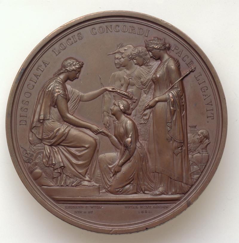 Preismedaille 1 Klasse, Weltausstellung London 1851 (Kulturstiftung Sachsen-Anhalt CC BY-NC-SA)