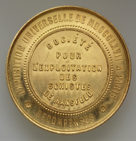 Preismedaille der Weltausstellung Paris 1867 (Kulturstiftung Sachsen-Anhalt CC BY-NC-SA)