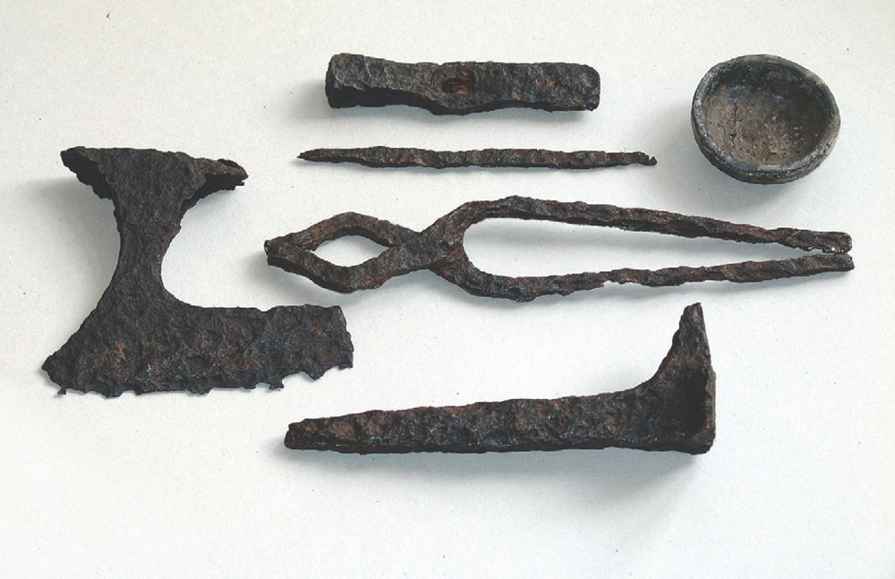 Schmiedewerkzeug (Salzlandmuseum Schönebeck CC BY-NC-SA)