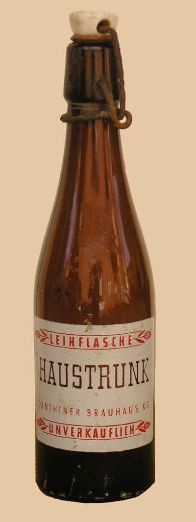 Bierflasche Haustrunk (Kreismuseum Jerichower Land, Genthin CC BY-NC-SA)