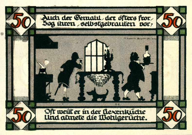 Serienschein Annaburg (50 Pfennig) (Kulturstiftung Sachsen-Anhalt CC BY-NC-SA)