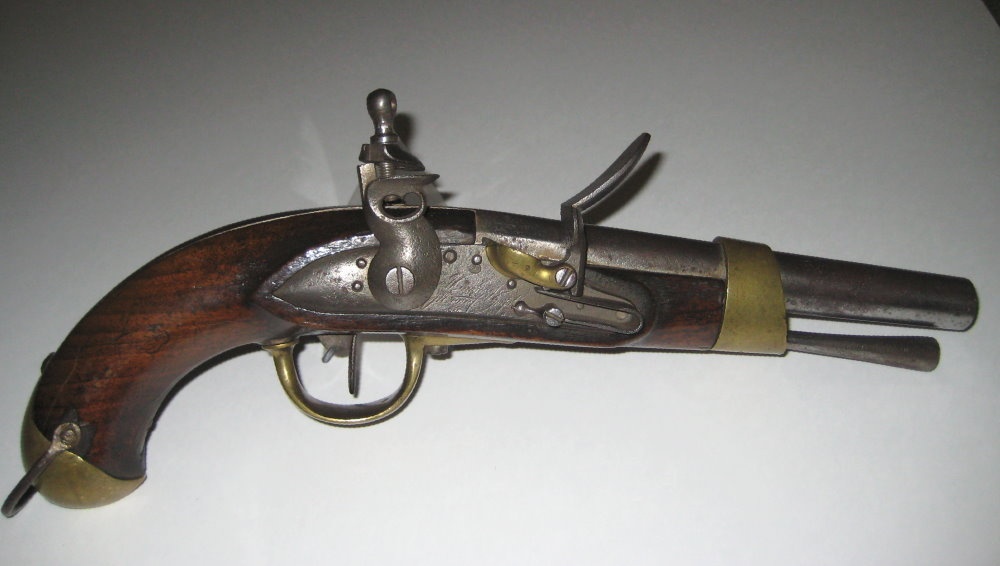 Steinschloßpistole (Kreismuseum Osterburg CC BY-NC-SA)