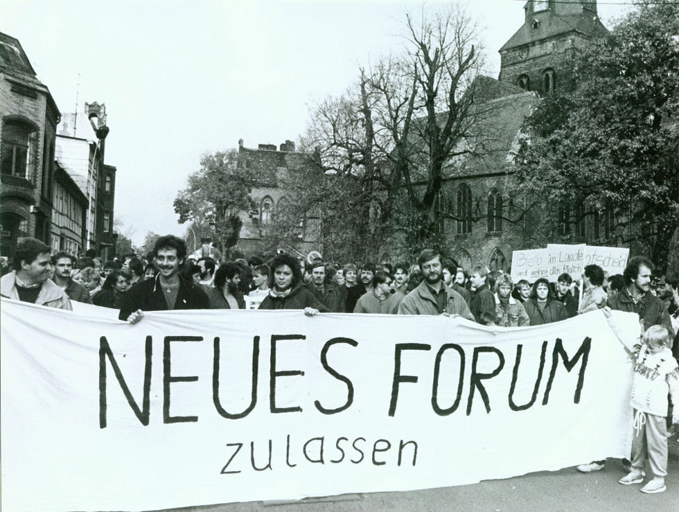 Demo Nov. 1989 T 1a (Johann-Friedrich-Danneil-Museum Salzwedel CC BY-NC-SA)