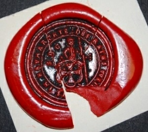 Siegel des „Raths Weichbilts“ im Neumarkt zu Merseburg (Kulturhistorisches Museum Schloss Merseburg CC BY-NC-SA)