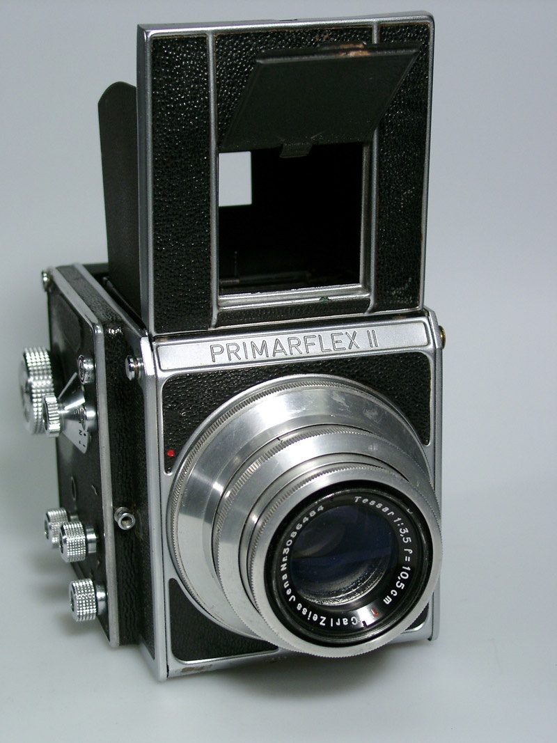 Rollfilmkamera &quot;Primarflex II&quot; (Industrie- und Filmmuseum Wolfen CC BY-NC-SA)
