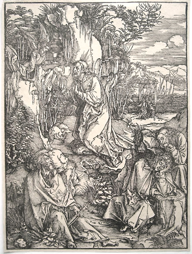 Christus am Ölberg, Holzschnitt von Albrecht Dürer (Kulturhistorisches Museum Magdeburg CC BY-NC-SA)