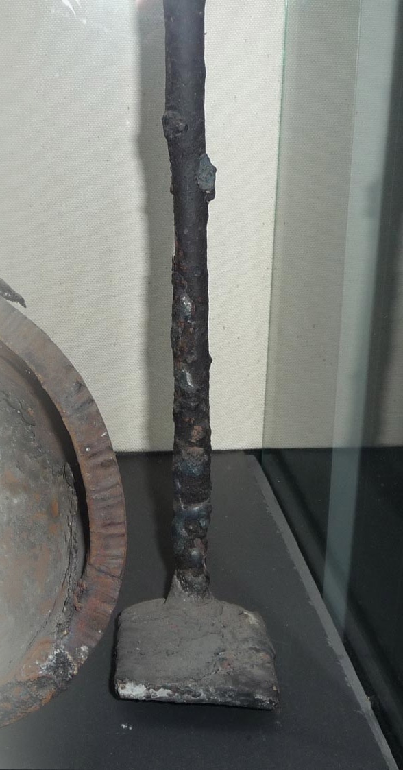 Werkzeuge der Stahlwerker: Eisenkratzer (Hüttenmuseum Thale CC BY-NC-SA)