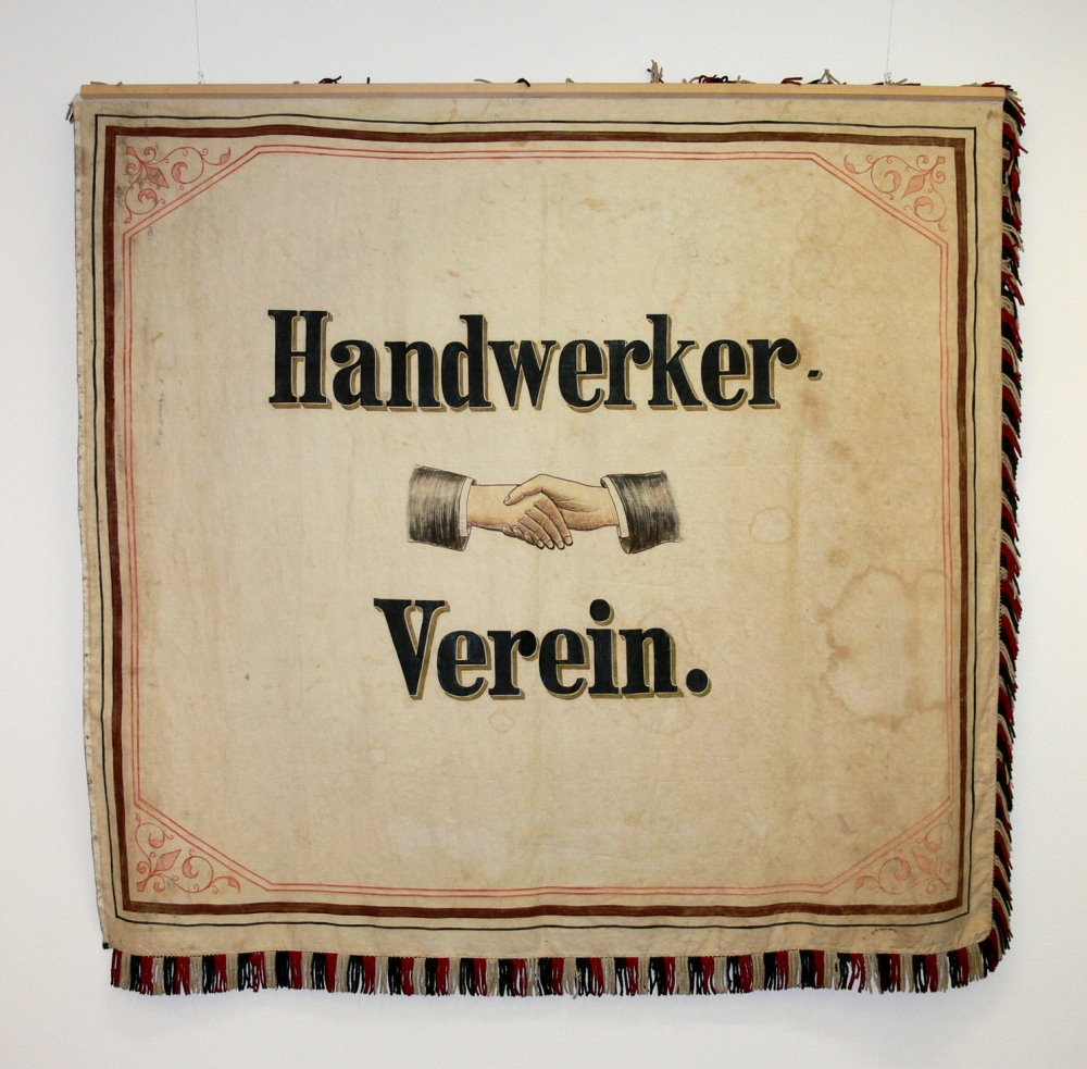 Fahne Handwerkerverein av. (Museumsverband Sachsen-Anhalt CC BY-NC-SA)