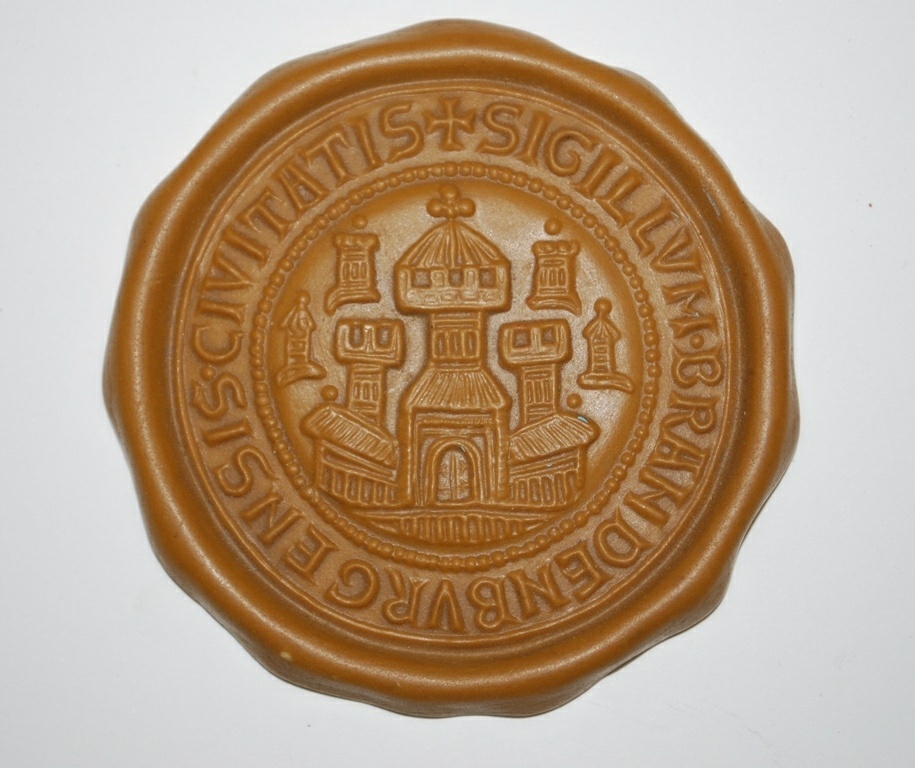 Siegel (Faksimile) der Siegel der (Alt)Stadt Brandenburg (Kulturhistorisches Museum Schloss Merseburg CC BY-NC-SA)