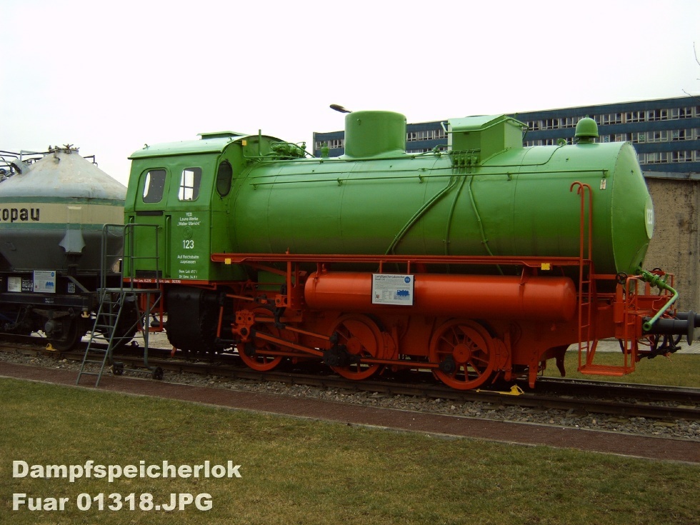 Dampfspeicherlokomotive (Deutsches Chemie-Museum CC BY-NC-SA)