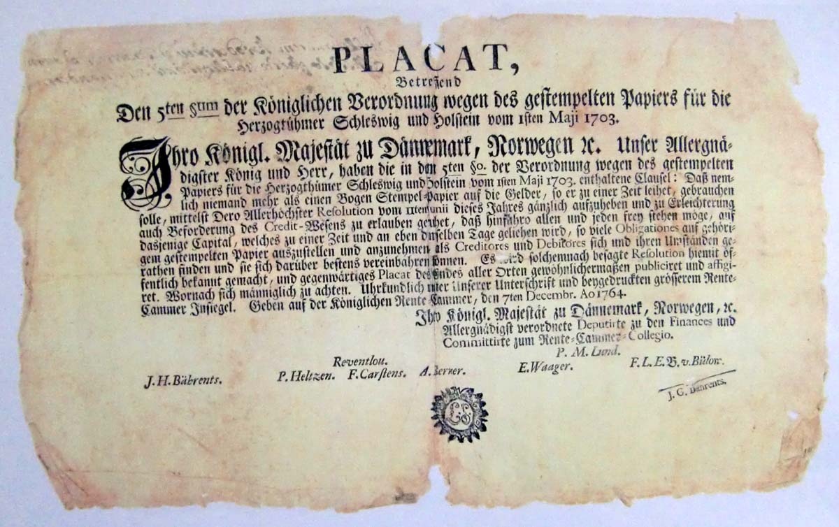 Placat (Herbergsmuseum / Historische Gesellenherberge Blankenburg CC BY-NC-SA)