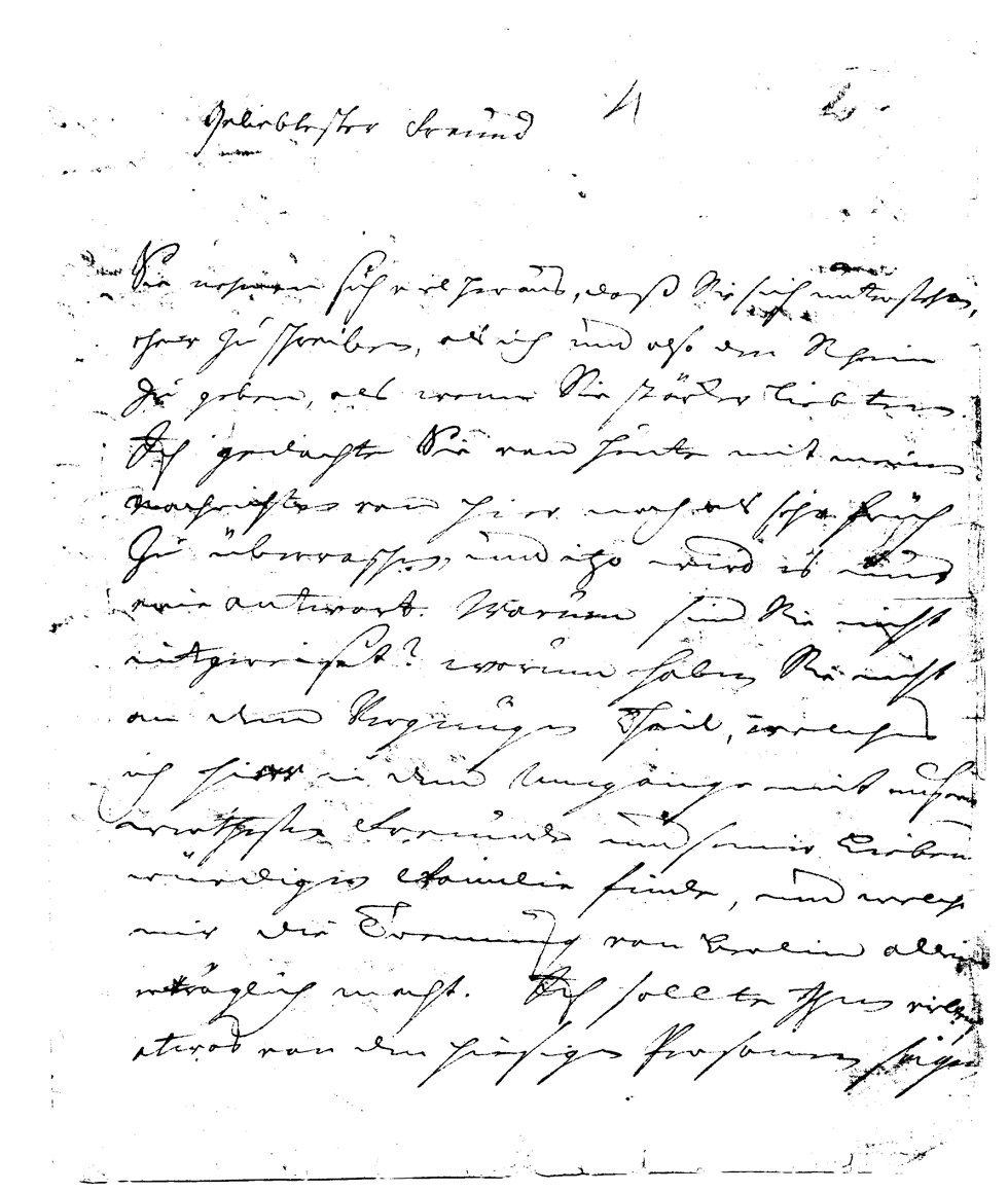 Brief J. J. Spaldings an J.W.L. Gleim am 3.4.1747 (Gleimhaus Halberstadt CC BY-NC-SA)