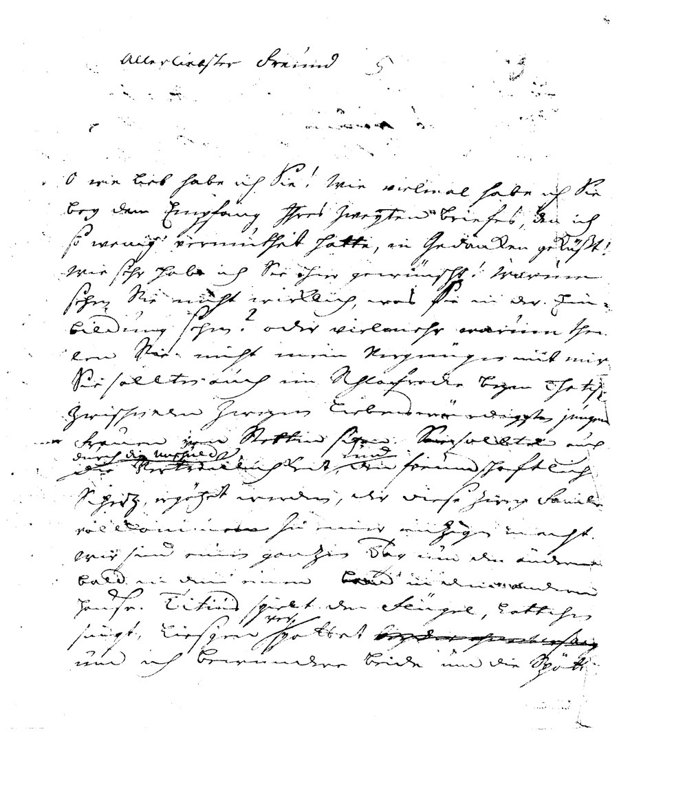 Brief J. J. Spaldings an Gleim und Maaß vom 7. April 1747 (Gleimhaus Halberstadt CC BY-NC-SA)